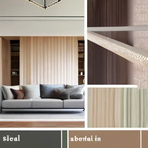 Идеи для выбора материалов в спокойной нейтральной гамме